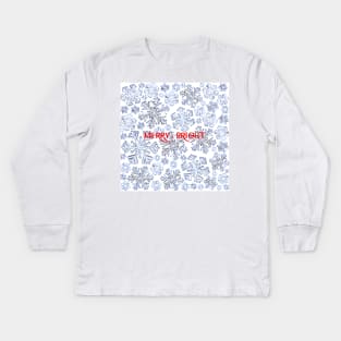 MERRY & BRIGHT Kids Long Sleeve T-Shirt